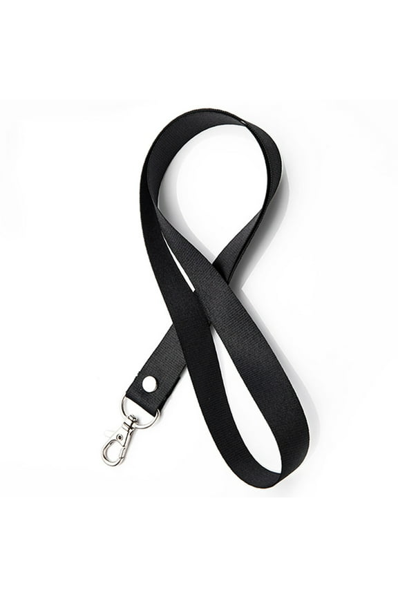 Set of 5 Adjustable Neck Lanyards for ID Badges, Heavy Keychains with Detachable Buckles for Men, Women, Keys, Cards