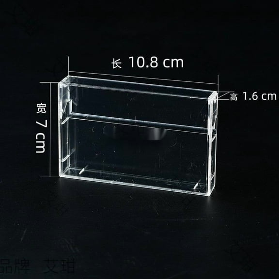 BERTDOMD 5pcs Vintage Cassette Tape Case Empty Audio Cassette Storage Box Clear Music Cassette Holder Plastic Empty Shell Tape Organizer Carry Case