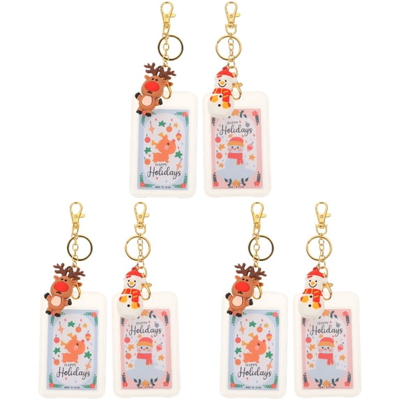 EXHUMKY BERTDOMD 6 Pcs Name Tag Holder Assorted Protection Easy Disassembly Suitable for Professional Formal Occasions