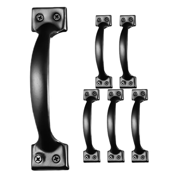 BERTDOMD 6-Pack Vintage Style Brass Cabinet Pull Handles for Drawers, Doors, and Cupboards - Hardware Accessories Set