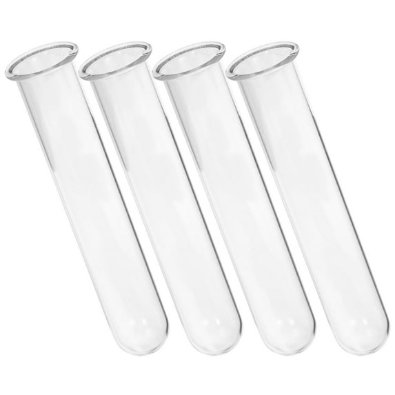 BERTDOMD 6pcs Clear Glass Test Tubes for Plant Propagation Hydroponic Flower Vases Home Office Decor Tube Vases Sturdy and Durable tube vase