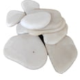 thumbnail image 1 of RENACLIPY 6-Pack White Flat Stones for Crafts, Painting, Home Decoration, Projects, Art Supplies, 3.1 x 1.2 x 0.4 Inches, 1 of 5