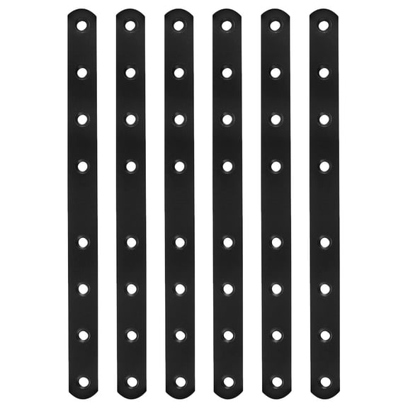 EXHUMKY 6pcs Metal Corner Brackets for Wood Furniture Stability and Durability