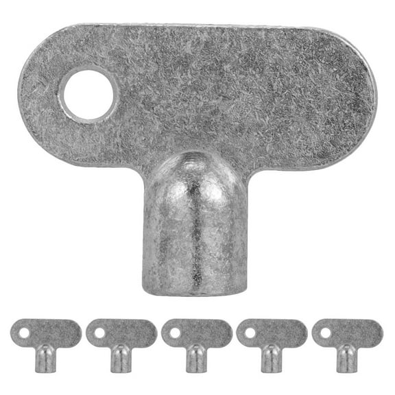 EXHUMKY 6-Piece Zinc Alloy Radiator Key Set for Home Repair, Maintenance, Water Leak Prevention & Heating System Tools