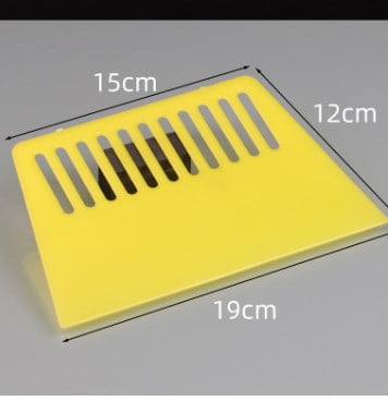 EXHUMKY Exhumky 6pcs Yellow PVC Paint Scraper for Home Improvement ...