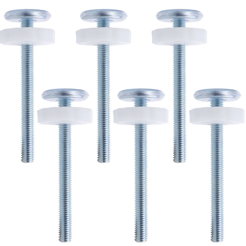 8-Pack Baby Gate Extension Hardware Kit - M8 (8mm) Anti-Slip Spindle Rods With Wall Protectors For Pressure-Mounted Gates