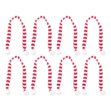 Wensmy 20pcs Mini Snowman Hats Scarf Wine Topper Covers Red Green...