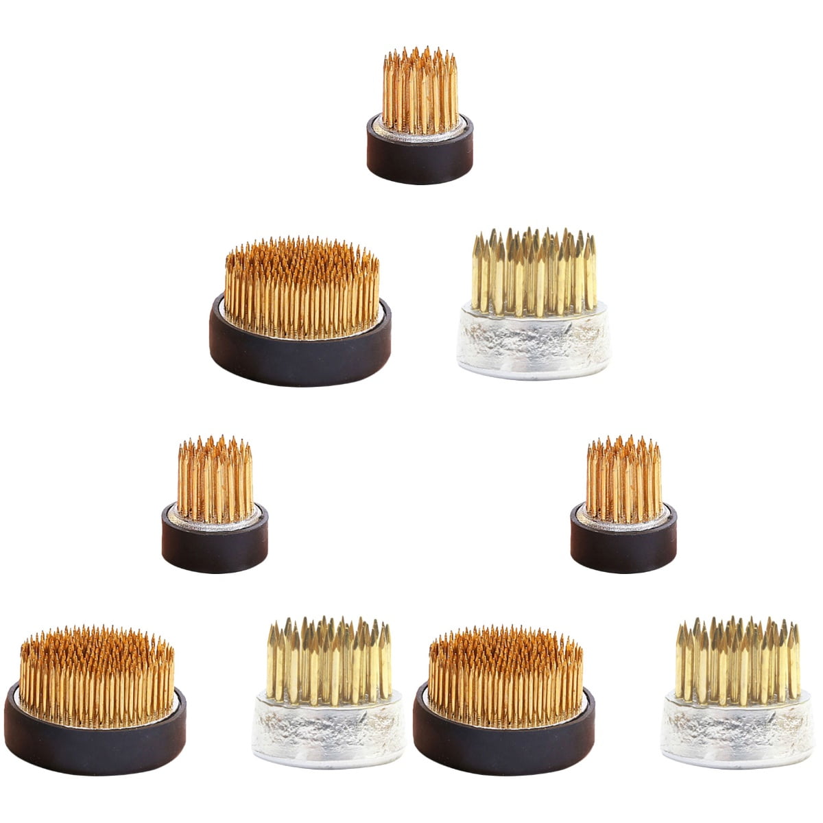 EXHUMKY Floral Arrangement Flower Holder Base Set, 9 Pieces Assorted Colors, Dense and Easy to Use Floral Design Tools