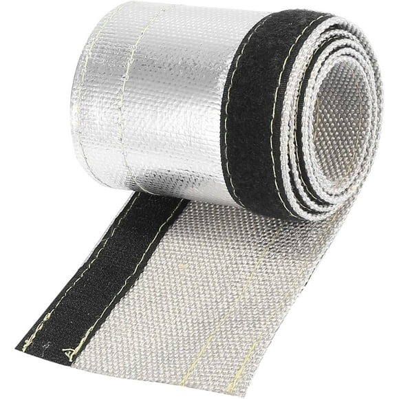 BERTDOMD Automotive Heat Shield Sleeve Heat Hose Fiberglass Wrap Hose Heat Shield Wire Cover Protectors For Car Auto Wire Loom Brake Cable