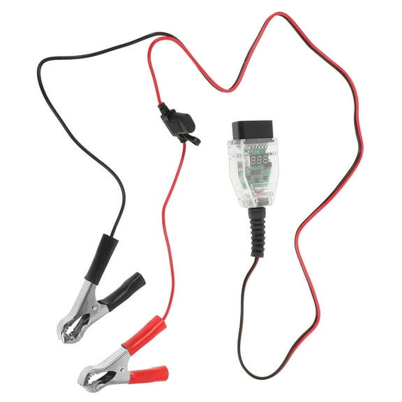 EXHUMKY BERTDOMD Car Voltage Tester Tool with Memory Settings for Accurate Battery Life Monitoring and Maintenance