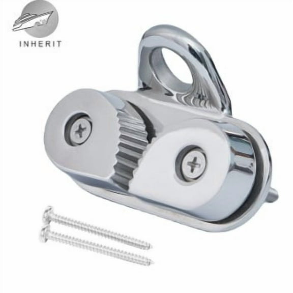 BERTDOMD Boat Cam Cleats For Rope Stainless Steel Marine Line Cleats Anchor Rope Lock Ball Bearing With Screws For Sailing Sailboat Kayak Canoe Accessories