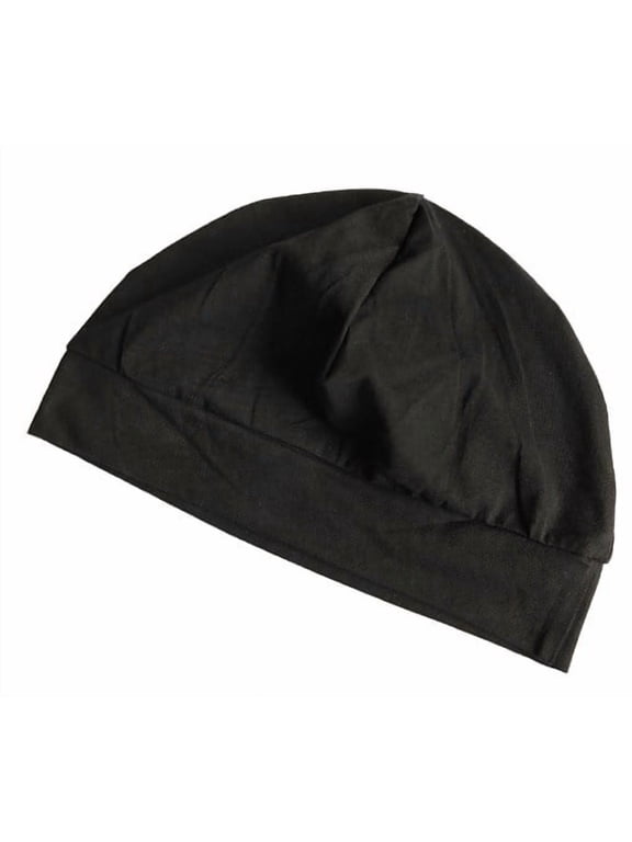 Breathable Cotton Sleep Cap for Men & Women, Lightweight Portable Night Beanie Hat for Comfortable Rest and Elderly Use