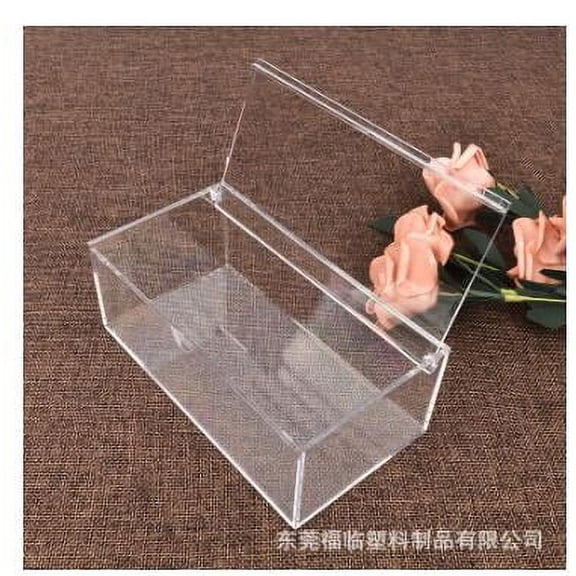 BERTDOMD Large Clear Storage Container with Lid, Laundry Organizer Box for Detergent, Washing Powder, and Household Supplies