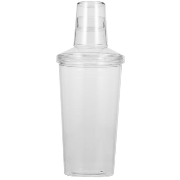 EXHUMKY Clear BERTDOMD Milk Tea Shaker Cylindrical Mixing Straining Measuring for Families Bar Service