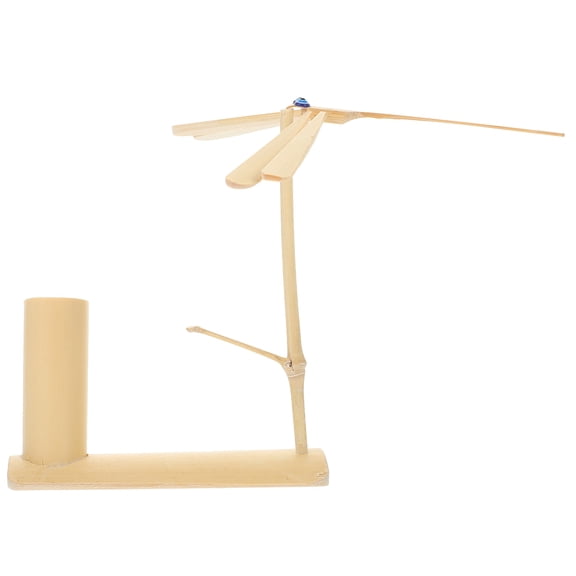 EXHUMKY Small Dragonfly Pen Holder Bamboo Colleagues 1Pcs 5.5x4.7x1.6in
