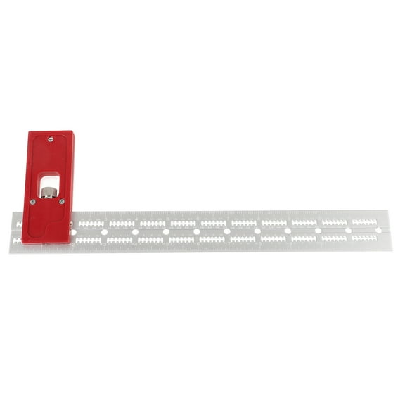 BERTDOMD Door Hole Drilling Template with Ruler for Woodwork, Precise Hole Drilling Guide Tool for Doors and Cabinets
