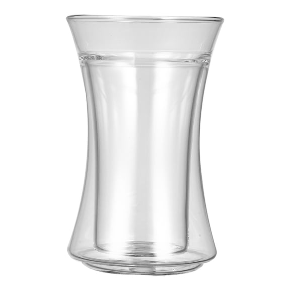 BERTDOMD Double Wall Coffee Cup Glass Reusable Beverage Cup Milk Tea Takeout Cup Party Drinking Holder