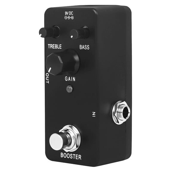 EXHUMKY Electric Guitar Accessories BERTDOMD High Gain Boost Single Block Effect Pedal ABS Material