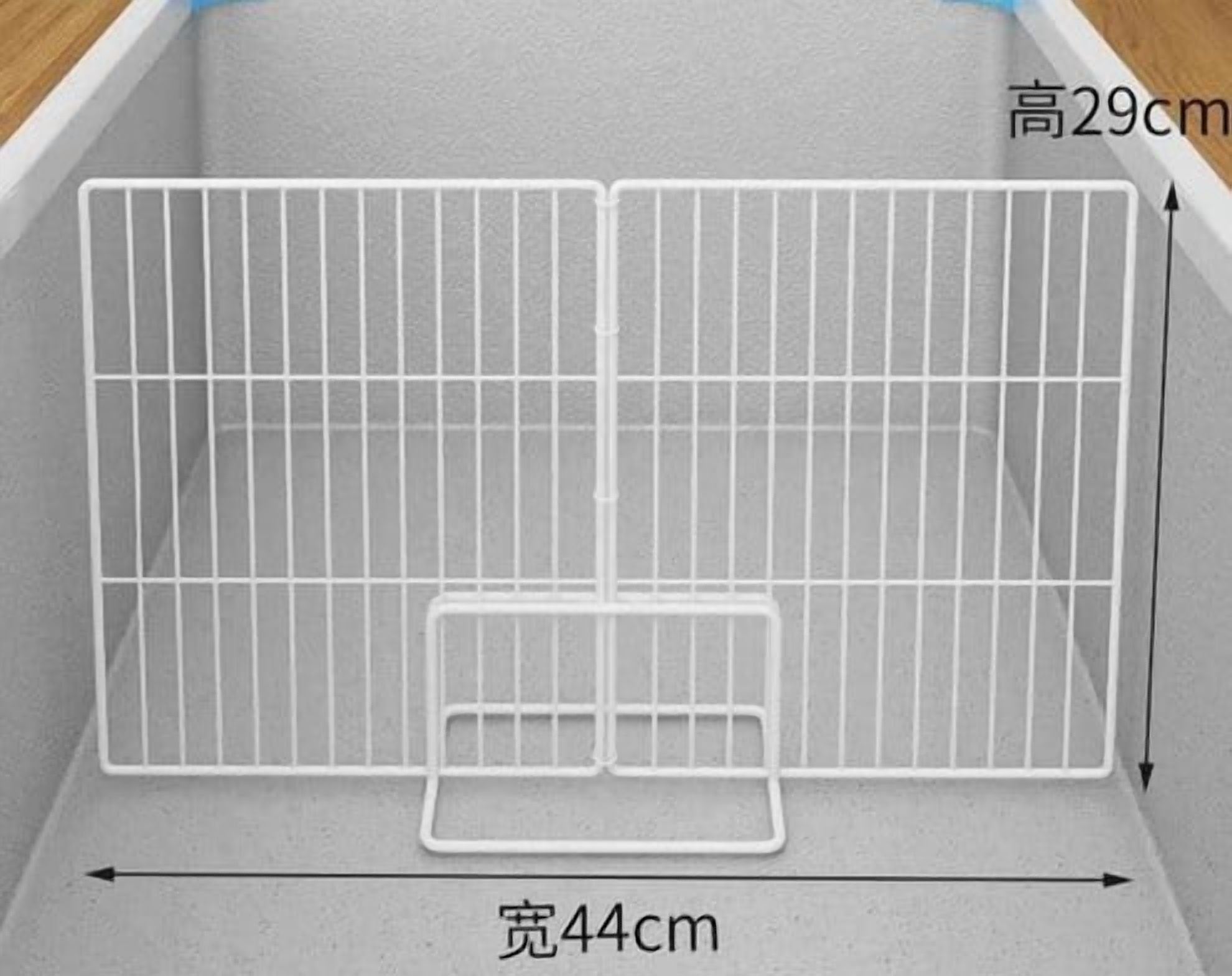 BERTDOMD Freezer Adjustable Wire Shelf Divider Freezer Iron Mesh Divider Stable Refrigerator Wired Divider Freezer Dividing Partition Iron Fridge Divider