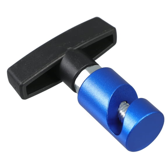 EXHUMKY Universal Auto Hood Lift Support Clamp for Car Hood Prop Blue Aluminium Alloy 1Set Easy Install