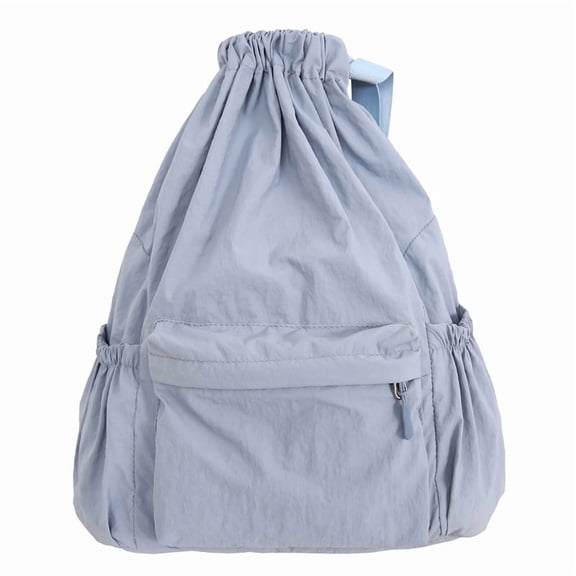 EXHUMKY BERTDOMD Lightweight Drawstring Backpack for Men and Women, Sports Gym Sack Bag