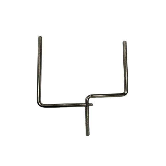 BERTDOMD Metal Cowbell Mount Arm for Drummers and Percussionists, U Rod Mounting Bracket, Percussion Accessory, Easy Installation