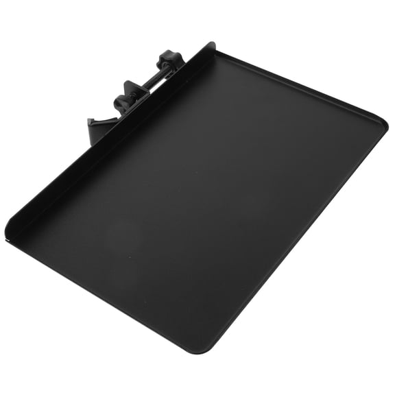 EXHUMKY Black BERTDOMD Metal Microphone Tray Stand Adjustable Height for Office and Stage 1Pack