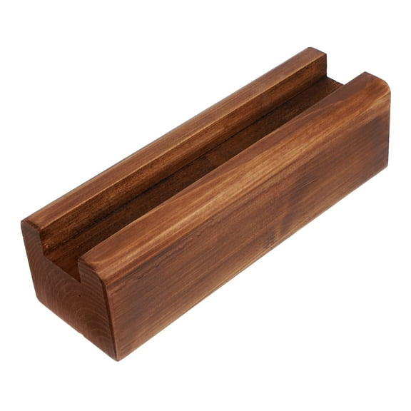 BERTDOMD Multi-use Mirror Holder Slot Type Mirror Support Wood Anti-skid Mirror Base