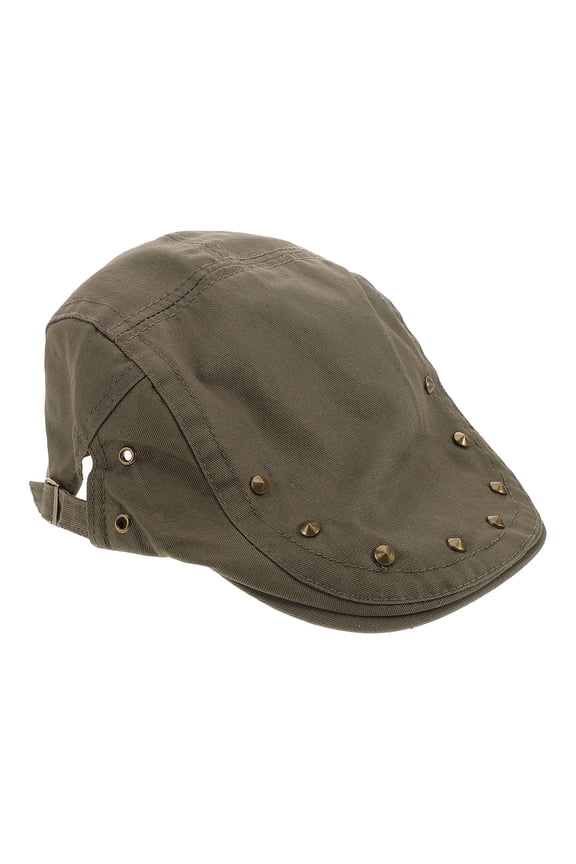 News Boy Hat Vintage Studded News Boy Cap For Women Lightweight Spring Beret Hat With Sun Protection Unique For Everyday Wear
