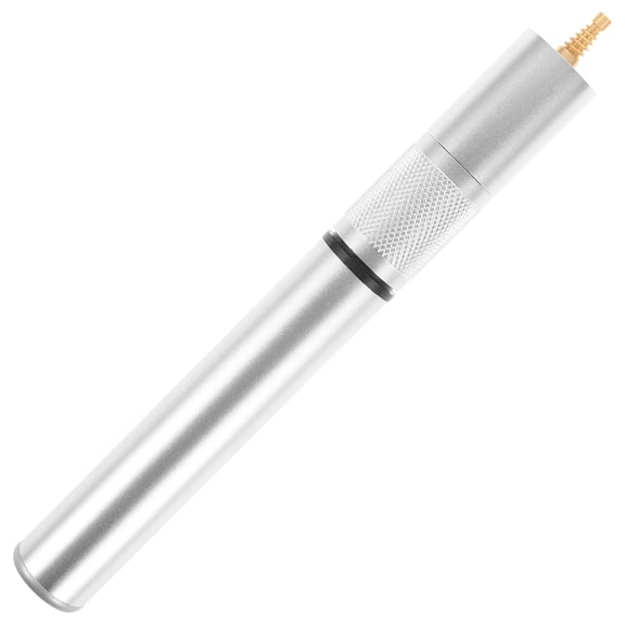 Portable Billiard Cue Extender with Smooth Edges for Longevity Silver Alloy 1 Piece