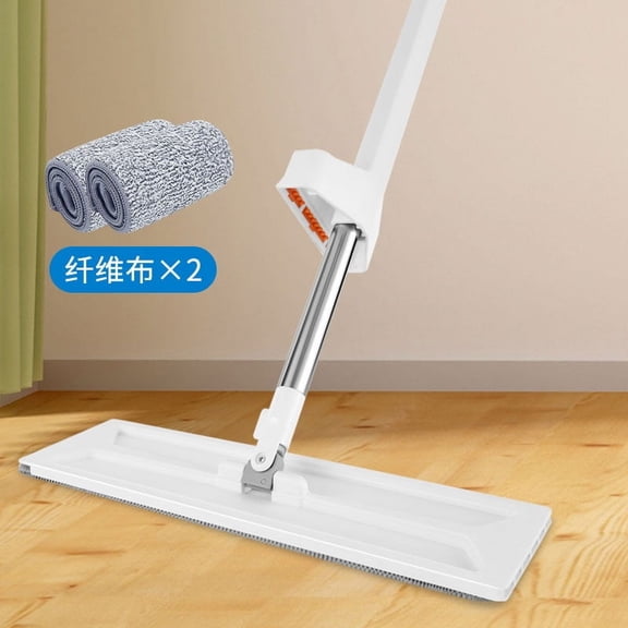 EXHUMKY BERTDOMD Self-Squeeze Reusable Wet and Dry Cleaning Mop 360 Degree Rotating Head Large Flat Mop for Home Cleaning