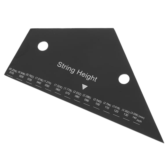 BERTDOMD Professional String Height Ruler for Electric Bass Guitar and Acoustic Guitar String Action Gauge Luthier Tool