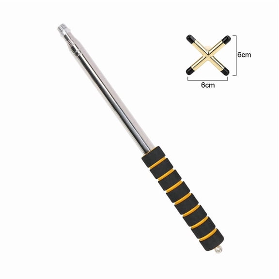 BERTDOMD Retractable Billiard Cue Bridge with Cross Bridge Accessory for Pool Table Home and Party Games