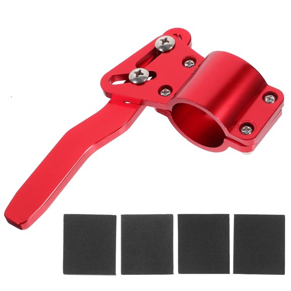 EXHUMKY BERTDOMD Red Metal Steering Wheel Signal Extension Lever for Comfortable Driving Experience Durable and Reliable