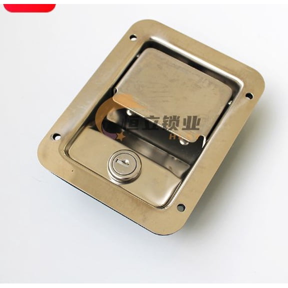 EXHUMKY Heavy Duty Stainless Steel Toolbox Lock for Truck and Trailer Security