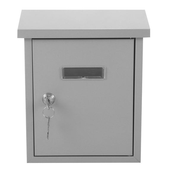 BERTDOMD Wall Mounted Mailbox Vintage Post Box Letter Mailbox Suggestion Box Retro Mailbox