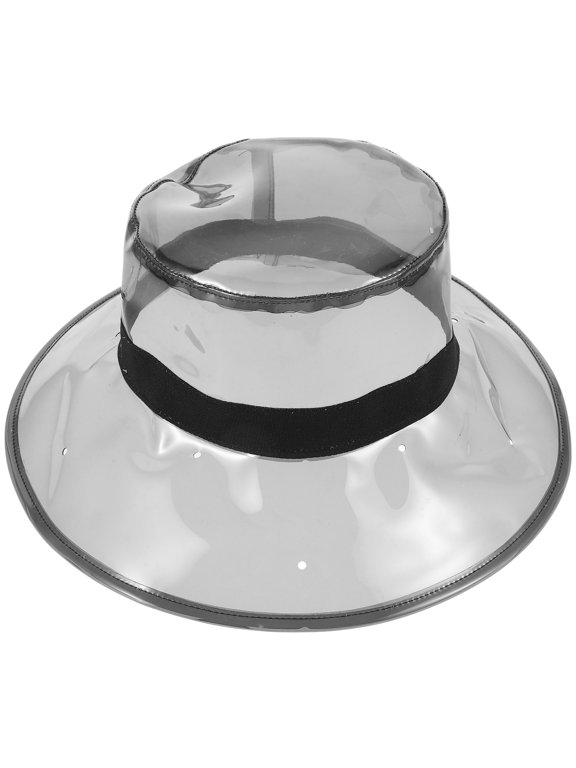 EXHUMKY BERTDOMD Women's Clear PVC Sun Hat Lightweight Beach Cap Casual Outdoor Vacation Trendy Headwear