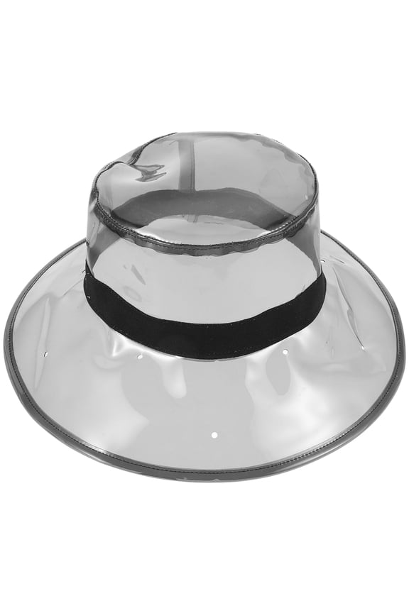 EXHUMKY BERTDOMD Transparent PVC Sun Protection Hat for Women Casual Trendy Beach Vacation