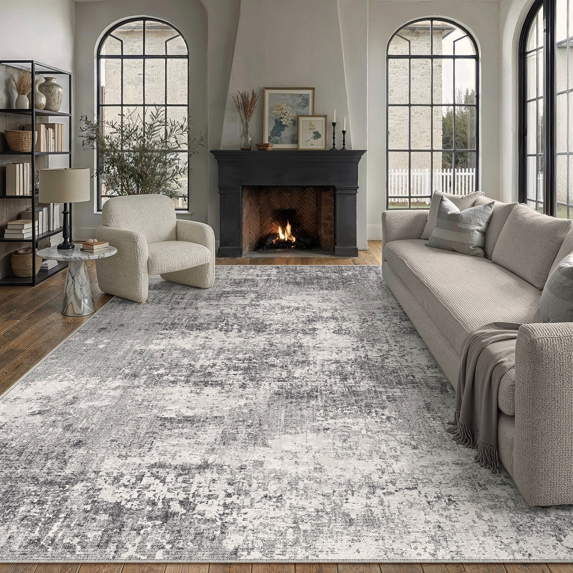 BERTHMEER 10' x 12' Large Abstract Area Rugs Contemporary Modern Rugs ...