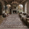 thumbnail image 1 of BERTHMEER 12'x15' Area Rugs for Living Room Bedroom Dining Room Office Farmhouse Large Rugs Oriental Traditional Vintage Non Slip Washable Throw Rugs Carpets,Blue Brown, 1 of 6