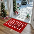 thumbnail image 1 of BERTHMEER 2'X3' Christmas Rug Washable Indoor Door Mat Red Kitchen Non-slip Soft Low Pile Accent Rug for Bedroom Bathroom,Red, 1 of 6