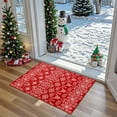 thumbnail image 1 of BERTHMEER 2'X3' Christmas Rugs for Indoor Entrance Entryway Kitchen Washable Non-slip Front Door Mat,Red, 1 of 7