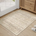 thumbnail image 1 of BERTHMEER 2'x3' Area Rugs for Bathroom Entryway Bedroom Kitchen Dorm Entrance Non Slip Washable Small Beige Vintage Traditional Oriental Accent Distressed Carpets, 1 of 6