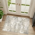 thumbnail image 1 of BERTHMEER 2'x3' Small Abstract Area Rugs for Entryway Doorway indoor Machine Washable Non-slip, Beige Gray, 1 of 4