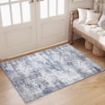 thumbnail image 1 of BERTHMEER 2'x3' Small Area Rug Abstract for Entryway Kitchen Living Room Bedroom Rug,Non-Slip Machine Washable Indoor Rug,Blue&Gray, 1 of 6