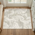 thumbnail image 1 of BERTHMEER 2'x3' Small Area Rugs for Bathroom Bedroom Entryway Kitchen Dorm Entrance Non Slip Washable Modern Abstract Contemporary Distressed Indoor Rugs,Beige, 1 of 6