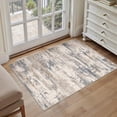thumbnail image 1 of BERTHMEER 2'x3' Small Area Rugs for Bathroom Bedroom Entryway Kitchen Rugs Non Slip Washable Abstract Blue and Brown Dorm Office Entrance Rug Indoor Modern Contemporary Carpets, 1 of 6