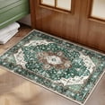 thumbnail image 1 of BERTHMEER 2'x3' Small Area Rugs for Bathroom Kitchen Bedroom Entryway Rugs Non Slip Washable Vintage Green Carpets Dorm Entrance Oriental Traditional Distressed Rugs, 1 of 6