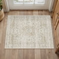 thumbnail image 1 of BERTHMEER 2'x3' Small Area Rugs for Entryway Laundry Bathroom Bedroom Entrance Kitchen Dorm Beige Non Slip Washable Vintage Traditional Oriental Carpets Distressed Rugs, 1 of 6
