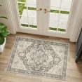 thumbnail image 1 of BERTHMEER 2'x3' Small Area Rugs Gray Rugs Washable Throw Rugs for Entryway Door indoor doormats Non-slip, 1 of 5